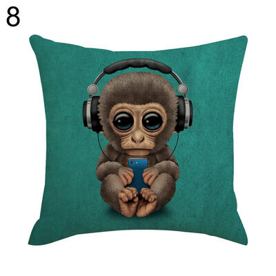 Cute Animal Elephant Dog Throw Pillow Case Cushion Cover Sofa Bedding Articles