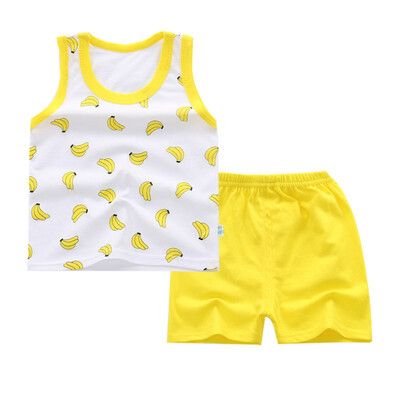 WEIXINBY Summer Childrens Vest T-shirt Shorts Pant Suit Boys Girls Clothing Suit Baby Soft Cotton Clothes Newborn Kids Set 2Pcs
WEIXINBY Summer Childrens Vest T-shirt Shorts Pant Suit Boys Girls Clothing Suit Baby Soft Cotton Clothes Newborn Kids Set 2Pcs