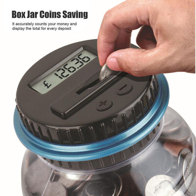 〖Follure〗Clear Digital Piggy Bank Coin Savings Counter LCD Counting Money Jar Change Gift
〖Follure〗Clear Digital Piggy Bank Coin Savings Counter LCD Counting Money Jar Change Gift