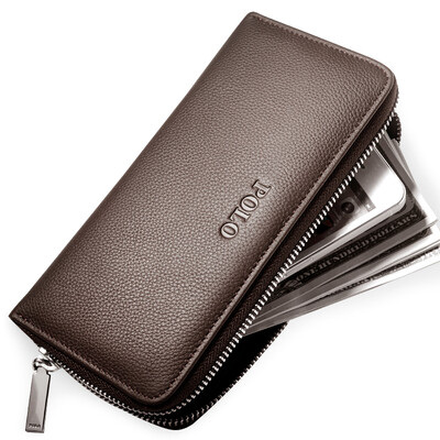POLO mens handbags first layer cowhide wallet large capacity business casual clutch bag mens hand clutch bag ZY030P501J coffee color
POLO mens handbags first layer cowhide wallet large capacity business casual clutch bag mens hand clutch bag ZY030P501J coffee color