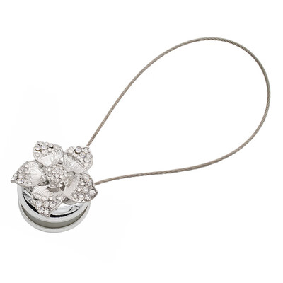 Curtain Buckle Rhinestone Silver curtain Tieback Magnet Curtain buckle Magnetic Curtain accessories
Curtain Buckle Rhinestone Silver curtain Tieback Magnet Curtain buckle Magnetic Curtain accessories