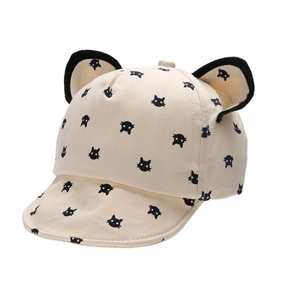 Baby Summer Hat Lovely Cat Ear Sun Hat Kids Baseball Cap for Children Newborn Toddler Boys Girls Cartoon Peaked Cap summer
Baby Summer Hat Lovely Cat Ear Sun Hat Kids Baseball Cap for Children Newborn Toddler Boys Girls Cartoon Peaked Cap summer