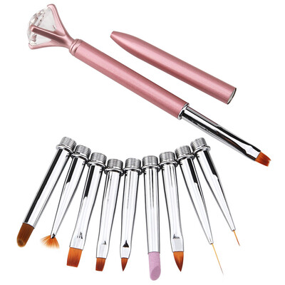 〖Follure〗10Pcs Different Sizes Copper Handle Nail Art Brush Set Design Nail Brushes
〖Follure〗10Pcs Different Sizes Copper Handle Nail Art Brush Set Design Nail Brushes