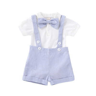 Summer Set Baby Boy Short Sleeve Casual Shirt Tops Strap Belt Shorts Gentle Outfits Clothes Set With Bowknot
Summer Set Baby Boy Short Sleeve Casual Shirt Tops Strap Belt Shorts Gentle Outfits Clothes Set With Bowknot