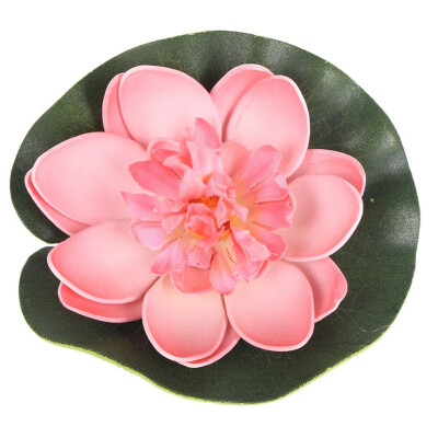 5PCS Artificial Lotus Water Lily Floating Flowers with Leaves for Home Garden Pond Aquarium Wedding Holiday Party Garden Decor
5PCS Artificial Lotus Water Lily Floating Flowers with Leaves for Home Garden Pond Aquarium Wedding Holiday Party Garden Decor