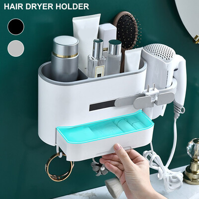 Multifunction Wall Mounted Storage Drawer Rack Hair Dryer Holder Home Bath Decor 235x12x14cm
Multifunction Wall Mounted Storage Drawer Rack Hair Dryer Holder Home Bath Decor 235x12x14cm