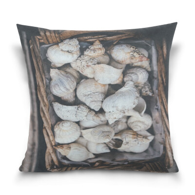 Throw Pillow Case Decorative Pillow Covers 16 X 16 inch Seashells Pattern Pillowcase
Throw Pillow Case Decorative Pillow Covers 16 X 16 inch Seashells Pattern Pillowcase