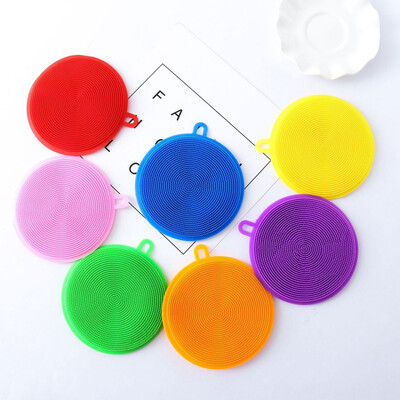 Anti-bacterial Silicone Scrubber Brush Silicone Cleaning Brush Washing Sponge Dish Vegetable Fruit Cleaning Tools Random Color
Anti-bacterial Silicone Scrubber Brush Silicone Cleaning Brush Washing Sponge Dish Vegetable Fruit Cleaning Tools Random Color