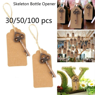 3050100pcs Vintage Bottle Opener With Tags Wedding Decoration 50pcs Skeleton Bottle Opener For Party
3050100pcs Vintage Bottle Opener With Tags Wedding Decoration 50pcs Skeleton Bottle Opener For Party