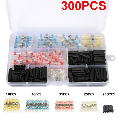 300PCS Solder Sleeve Seal Heat Shrink Electrical Butt Wire Terminal Wire Connector Kit Waterproof Insulated
300PCS Solder Sleeve Seal Heat Shrink Electrical Butt Wire Terminal Wire Connector Kit Waterproof Insulated