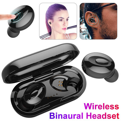 New Wireless Earbuds With Charging Box Mini Bluetooth Headset Earphone Stereo Handsfree Headset
New Wireless Earbuds With Charging Box Mini Bluetooth Headset Earphone Stereo Handsfree Headset