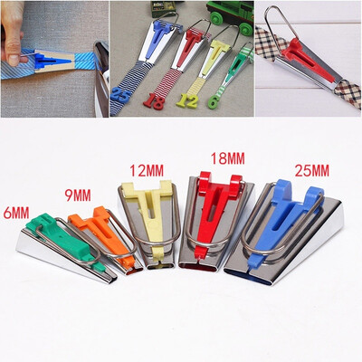 5Pcsset Sewing Accessories Bias Tape Makers - 5 Size 6mm 9mm 12mm 18mm 25mm Bias Binding Tape Maker
5Pcsset Sewing Accessories Bias Tape Makers - 5 Size 6mm 9mm 12mm 18mm 25mm Bias Binding Tape Maker