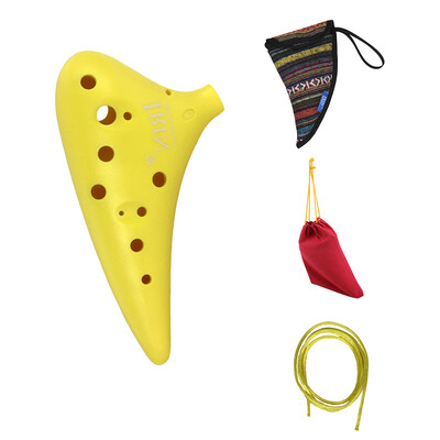 12 Hole Alto C Ocarina Vessel Flute ABS Material Sweet Potato Shape with 2 Protective Bags Musical Gift for Beginners
12 Hole Alto C Ocarina Vessel Flute ABS Material Sweet Potato Shape with 2 Protective Bags Musical Gift for Beginners