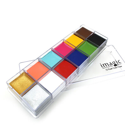 12 Colors Flash Tattoo Face Body Paint Oil Painting Art Festival Party Fancy Dress Beauty Makeup Tools maquiagem
12 Colors Flash Tattoo Face Body Paint Oil Painting Art Festival Party Fancy Dress Beauty Makeup Tools maquiagem