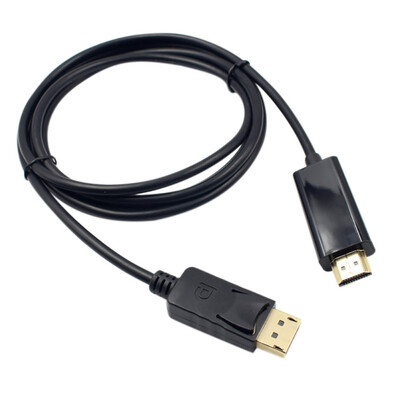 DP to HDMI Cable Displayport 1080P Video Audio Cable Male to HDMI Male Adapter Cable for PC HDTV Projector Laptop
DP to HDMI Cable Displayport 1080P Video Audio Cable Male to HDMI Male Adapter Cable for PC HDTV Projector Laptop