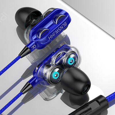The New In-ear Earphone Hot Style Private Mode Dual-action Coil Dual-speaker Smart Phone Earphone Wire Control Tuning
The New In-ear Earphone Hot Style Private Mode Dual-action Coil Dual-speaker Smart Phone Earphone Wire Control Tuning