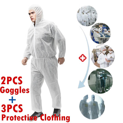 Anti-bacterial Isolation Suit Waterproof Rework Protective Clothing Anti-splitting Goggles Spatter
Anti-bacterial Isolation Suit Waterproof Rework Protective Clothing Anti-splitting Goggles Spatter