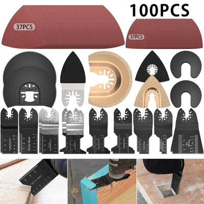 10030PCS Universal Saw Blades Power Oscillating Tool Blades Multifunctional Woodworking Cutting&Polishing Set
10030PCS Universal Saw Blades Power Oscillating Tool Blades Multifunctional Woodworking Cutting&Polishing Set