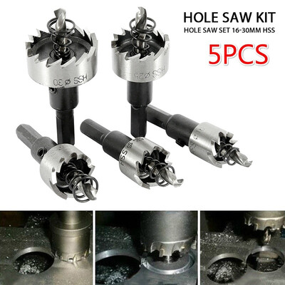 Willstar 5PCS Hole Saw Tooth Kit HSS Steel Drill Bit Set Cutter Tool for Metal Wood Alloy
Willstar 5PCS Hole Saw Tooth Kit HSS Steel Drill Bit Set Cutter Tool for Metal Wood Alloy