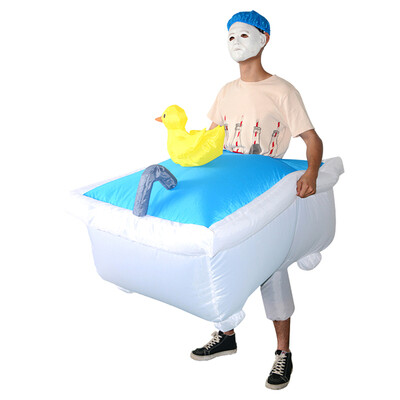 Adults Funny Bathtub Inflatable Costume Props Blow Up Inflatable Fancy Dress for Halloween Cosplay Dress Up Party Stage Performanc
Adults Funny Bathtub Inflatable Costume Props Blow Up Inflatable Fancy Dress for Halloween Cosplay Dress Up Party Stage Performanc