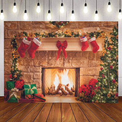 Willstar Christmas Fireplace Theme Backdrop Tree Gift Decorations for Xmas Party Supplies Background Photography Decor Props
Willstar Christmas Fireplace Theme Backdrop Tree Gift Decorations for Xmas Party Supplies Background Photography Decor Props