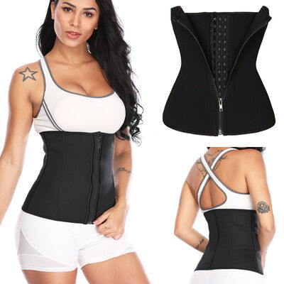 SLIMBELLE Women Waist Trainer Neoprene Belt ZipperHooks Body Shaper Corset Girdle Slim Ultra Tummy Control
SLIMBELLE Women Waist Trainer Neoprene Belt ZipperHooks Body Shaper Corset Girdle Slim Ultra Tummy Control