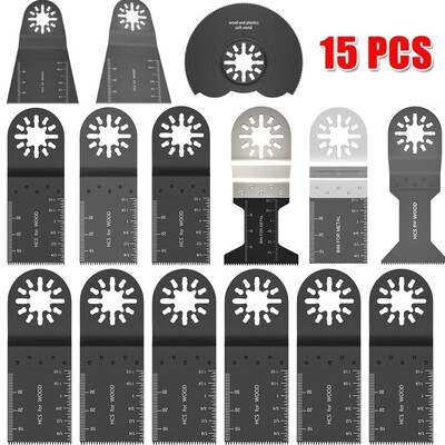 1015Pcs Oscillating Multi Tool Saw Blades Wood Cutter Multitool Power Tool Kit
1015Pcs Oscillating Multi Tool Saw Blades Wood Cutter Multitool Power Tool Kit