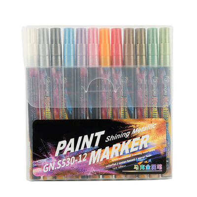 Willstar 12Pcs-Metallic Outline Paint Marker Pens Set Acrylic Metallic Paint Art Pen for Drawing
Willstar 12Pcs-Metallic Outline Paint Marker Pens Set Acrylic Metallic Paint Art Pen for Drawing