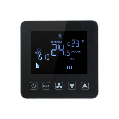 200-230V Programmable Thermostat Air Conditioner 2-pipe 4-pipe Temperature Controller LCD Touch Screen Air Heating Condition Temp
200-230V Programmable Thermostat Air Conditioner 2-pipe 4-pipe Temperature Controller LCD Touch Screen Air Heating Condition Temp
