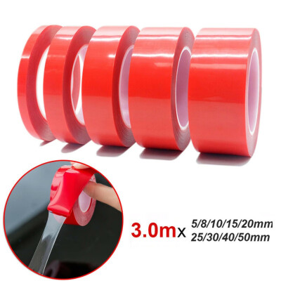 1 Roll 3Meter Transparent Double Sided Tape Sticker For Car High Strength High Strength No Traces Clear Acrylic Foam Adhesive
1 Roll 3Meter Transparent Double Sided Tape Sticker For Car High Strength High Strength No Traces Clear Acrylic Foam Adhesive