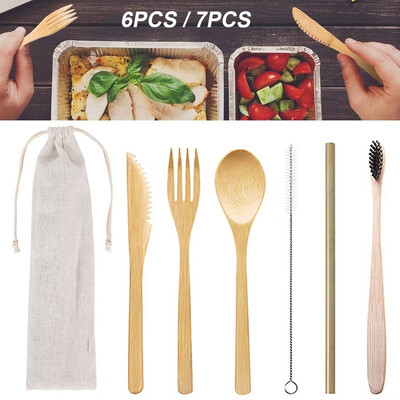 67PCS Bamboo Cutlery Set Bamboo Travel Utensils Include Knife Fork Spoon Chopsticks Straws
67PCS Bamboo Cutlery Set Bamboo Travel Utensils Include Knife Fork Spoon Chopsticks Straws