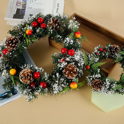 Willstar 1Set 098 ft Frosted Christmas Garland Rattan Silver Bristles Pine Cones Berries-Style A
Willstar 1Set 098 ft Frosted Christmas Garland Rattan Silver Bristles Pine Cones Berries-Style A