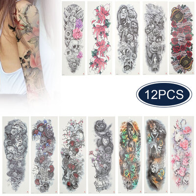 Willstar 1 PC Full Arm Temporary Tattoo Waterproof Body Tattoo Sticker for Women & Men Style A
Willstar 1 PC Full Arm Temporary Tattoo Waterproof Body Tattoo Sticker for Women & Men Style A