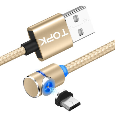 TOPK L-Line1 1M 2M LED Magnetic Micro USB Cable Angle 90 Degree L Shape Nylon Braided Charger Cable for Micro USB Port
TOPK L-Line1 1M 2M LED Magnetic Micro USB Cable Angle 90 Degree L Shape Nylon Braided Charger Cable for Micro USB Port