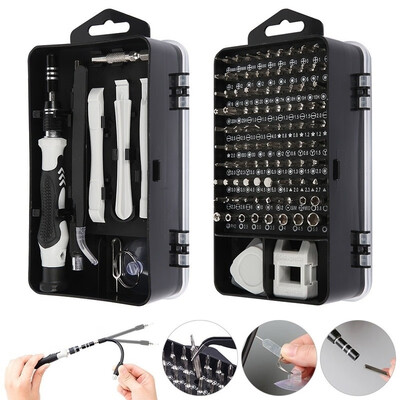 117-in-1 Sets Screwdriver Set Multi-function Computer PC Mobile Phone Cellphone Digital Electronic Device Repair Home Tools Bit
117-in-1 Sets Screwdriver Set Multi-function Computer PC Mobile Phone Cellphone Digital Electronic Device Repair Home Tools Bit