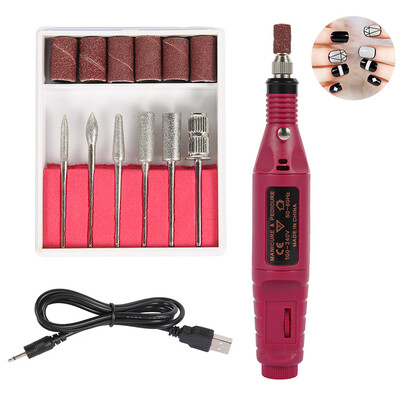 Willstar 6Pcs Portable Electric Nail Polisher Nail File Nail Drill Set Nail Care Tool-Four Colors
Willstar 6Pcs Portable Electric Nail Polisher Nail File Nail Drill Set Nail Care Tool-Four Colors