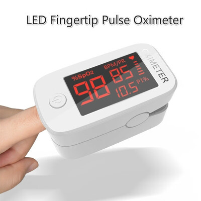 LED Fingertip Pulse Oximeter SPO2 Monitor Blood Oxygen Saturation Monitor with PR Respiratory Rate Perfusion Index
LED Fingertip Pulse Oximeter SPO2 Monitor Blood Oxygen Saturation Monitor with PR Respiratory Rate Perfusion Index