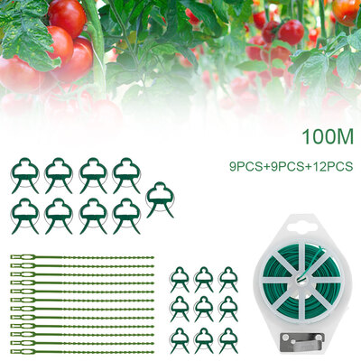 Willstar 31 Pcs Plant Supports Set-18 Plant Clips2 Size 12 Adjustable Plant Cable Ties&Garden Soft Twist Tie with Cutter
Willstar 31 Pcs Plant Supports Set-18 Plant Clips2 Size 12 Adjustable Plant Cable Ties&Garden Soft Twist Tie with Cutter