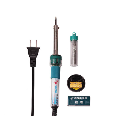 Wuhu GEHU GH-2015T 60W external thermostatic electric soldering iron solder wire rosin soldering iron frame high temperature sponge electronic electrical maintenance
Wuhu GEHU GH-2015T 60W external thermostatic electric soldering iron solder wire rosin soldering iron frame high temperature sponge electronic electrical maintenance