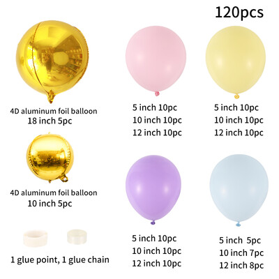 Multicolor Balloon Garland Arch Kit Latex Air Balloons for Baby Shower Birthday Party Decor Supplies
Multicolor Balloon Garland Arch Kit Latex Air Balloons for Baby Shower Birthday Party Decor Supplies