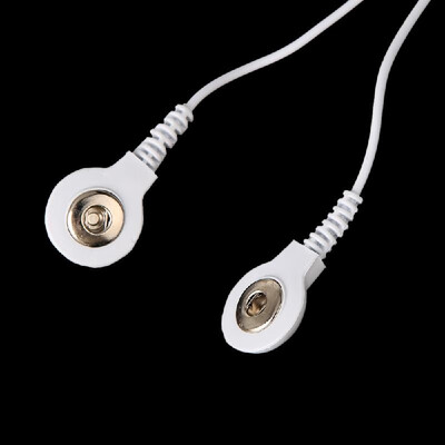 Connecting Electrode Lead Wires Cables with 2 Buttons for Digital TENS Therapy Machine Massager 25mm Plug
Connecting Electrode Lead Wires Cables with 2 Buttons for Digital TENS Therapy Machine Massager 25mm Plug