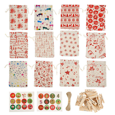 Willstar 24x Christmas Sacks Reusable Drawstring Wrap Present Gift Party Bags Storage
Willstar 24x Christmas Sacks Reusable Drawstring Wrap Present Gift Party Bags Storage
