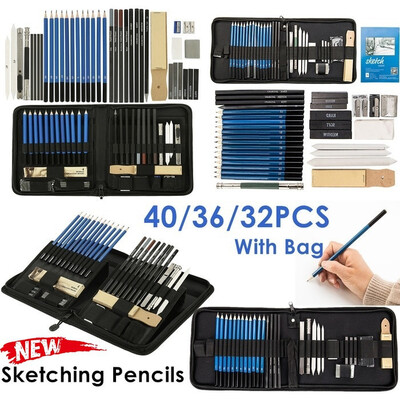Willstar 32 PCS Sketching Drawing Pencils Set Charcoal Extender Paper Pen Pencils Cutter Tool Set for Artists Sketching Gift
Willstar 32 PCS Sketching Drawing Pencils Set Charcoal Extender Paper Pen Pencils Cutter Tool Set for Artists Sketching Gift