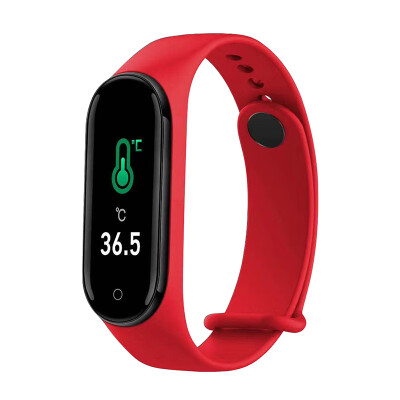 New M4pro Color Screen Smart Bracelet Temperature Measurement Blood Pressure Heart Rate Health Monitoring Sports Waterproof
New M4pro Color Screen Smart Bracelet Temperature Measurement Blood Pressure Heart Rate Health Monitoring Sports Waterproof