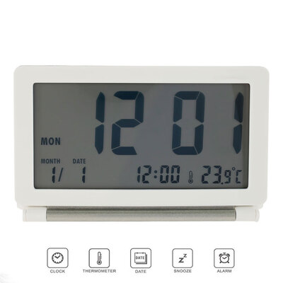 Willstar LCD Digital Large Screen Folding Electronic Alarm Clock Travel Clock with Temperature Date Time Calendar
Willstar LCD Digital Large Screen Folding Electronic Alarm Clock Travel Clock with Temperature Date Time Calendar