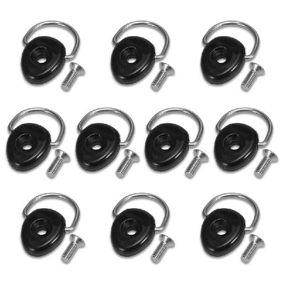 10pcs Kayak Oval D Rings with Screw Kit Deck Loop Mounting Tie Down Kit Canoe Boat Fishing Rigging Hardware Accessories
10pcs Kayak Oval D Rings with Screw Kit Deck Loop Mounting Tie Down Kit Canoe Boat Fishing Rigging Hardware Accessories