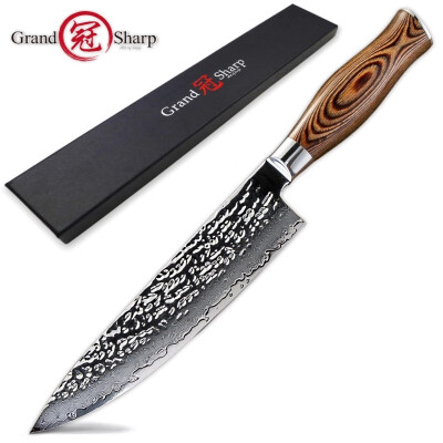 Grandsharp 75 Inch Kitchen Chef Knife Damascus Steel Japanese Kitchen Knives VG10 Japanese High Carbon Chef Knife Cooking
Grandsharp 75 Inch Kitchen Chef Knife Damascus Steel Japanese Kitchen Knives VG10 Japanese High Carbon Chef Knife Cooking