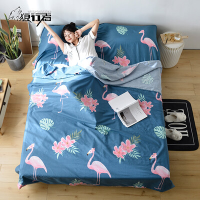 Wolf walker dirty sleeping bag cotton portable travel tourist hotel hotel anti-dirty sheets adult indoor flamingo 200230cm
Wolf walker dirty sleeping bag cotton portable travel tourist hotel hotel anti-dirty sheets adult indoor flamingo 200230cm