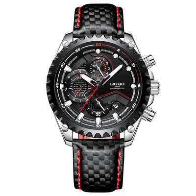 BOYZHE WL022-P Watch Brand Luminous Waterproof Business Full-automatic Mechanical Men Leather Wrist Watch with Gift Box
BOYZHE WL022-P Watch Brand Luminous Waterproof Business Full-automatic Mechanical Men Leather Wrist Watch with Gift Box