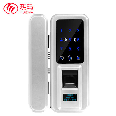 YUEMA glass door fingerprint lock smart password lock mobile phone APP remote control lock office access lock temporary password open free opening 740-ZNBL-9002-SWK
YUEMA glass door fingerprint lock smart password lock mobile phone APP remote control lock office access lock temporary password open free opening 740-ZNBL-9002-SWK